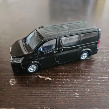 블랙 HIACE 미니카 2도어