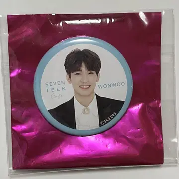 SEVENTEEN CAFE 세부치 카페 원우 캔뱃지 미사용 새상품