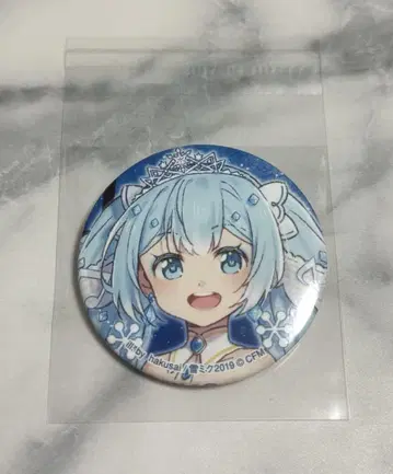 유키 미쿠 Snow Miku 2019 캐러밴 애니메이트 캔뱃지