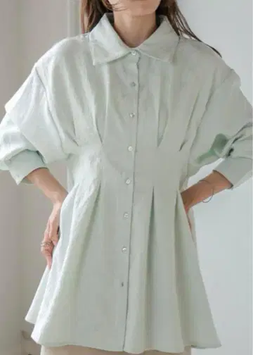 Bab 자카드 턱 셔츠 블라우스 완판