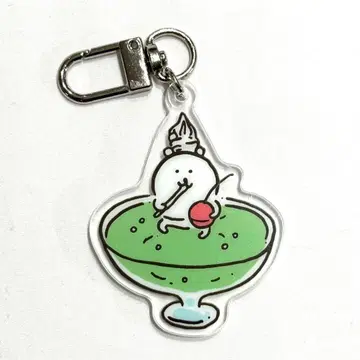 나가노의 곰 농담곰 아크릴 키링 멜론 소다 한국 한정판