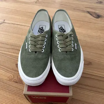 VANS authentic 스웨이드 pig suede 그린