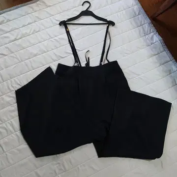 부기우기 블랙 살로펫 오버롤