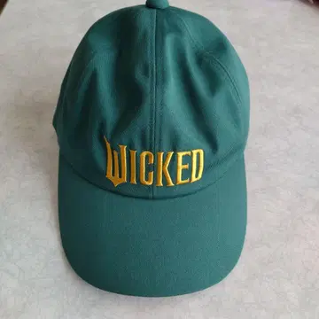 WICKED 로고 캡 그린 컬러 CA4LA