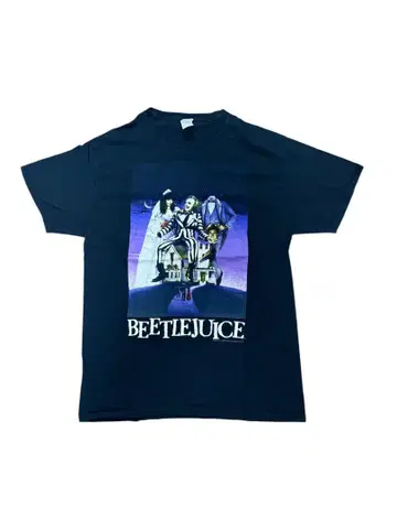BEETLEJUICE 그래픽 티셔츠 M 사이즈 블랙 구제 의류