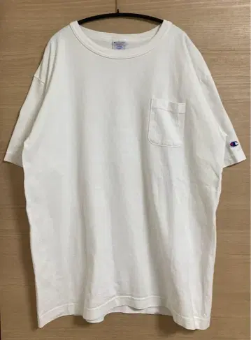 Champion 챔피온 L T1011 티셔츠 TEE 포켓 T 화이트