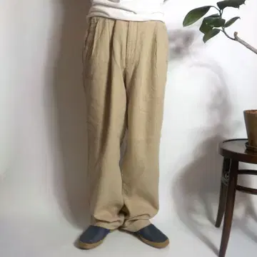 90년대 90년대 린넨 팬츠 이탈리아제 made in Italy