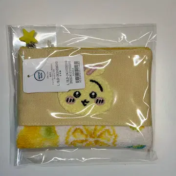 FEILER 치이카와 페이러 자수 파우치 토끼 레몬