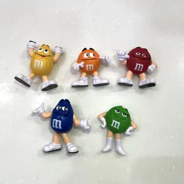 m&m's 피규어 5개 세트