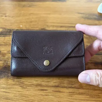 일비종떼 명함지갑 브라운