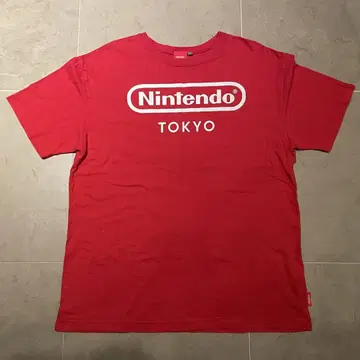 NINTENDO TOKYO 티셔츠 L 사이즈 빨간색 레드