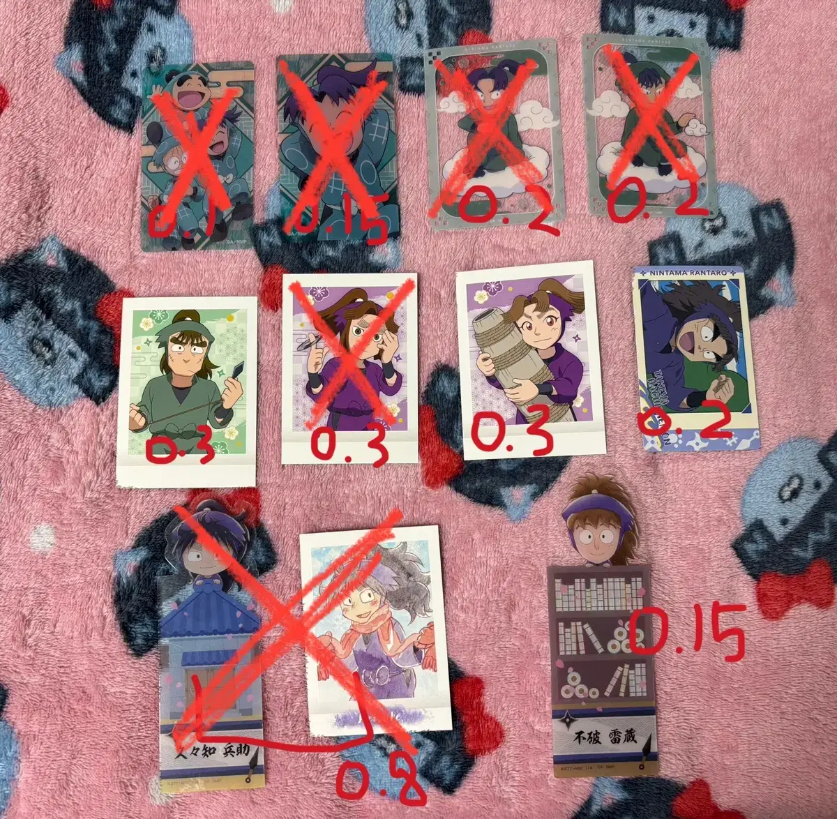 Ninja Boy Rantaro Nintama Paper Goods Polaroid Snap Card Pacha Bookmark