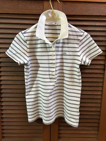 LACOSTE 라코스테 보더 반팔 피케 셔츠
