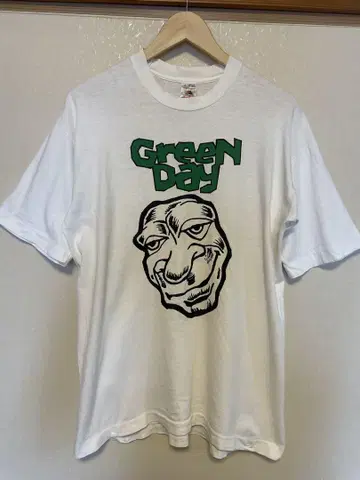 레어! 90년대 Green Day "Kerplunk" S/S 티셔츠 L