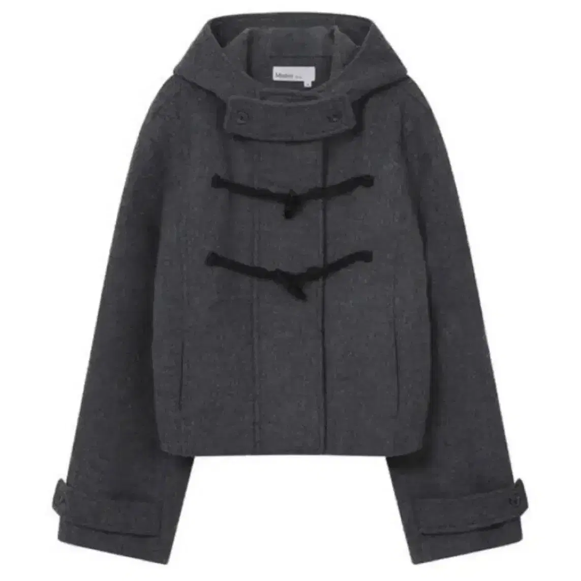 コート [MISEKI SEOUL] Duffle hoodie short coat GREY Shop 미세키서울코트 on Bunjang Global Site - No more Korean