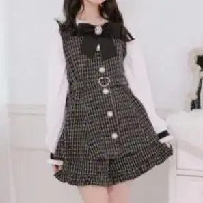 Pal elfy 트위드 콤비네존 셋업