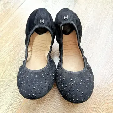 BUTTERFLY TWISTS 블랙 플랫 슈즈 39