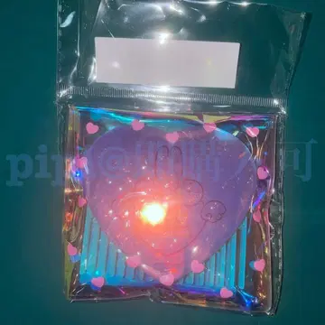 마론 크림 하트 온 캐릭터 거울 & 빗 세트 퓨로랜드