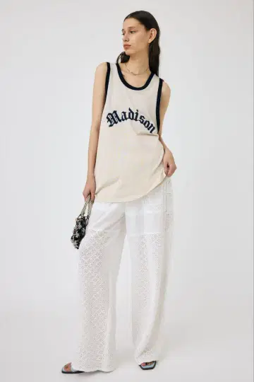 moussy MULTI LACE COMBI 팬츠