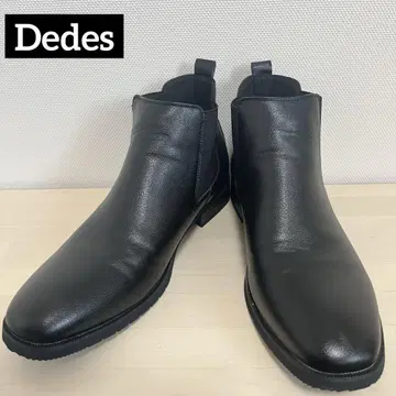 데데스켄 Dedes 사이드 고어 부츠 블랙 27cm 상당 스퀘어토