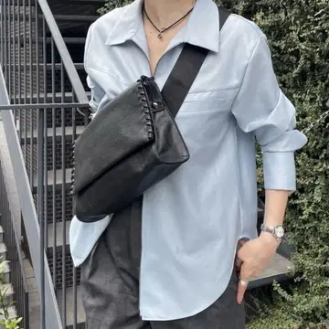 이아파피요네 와이드 테이프 숄더백