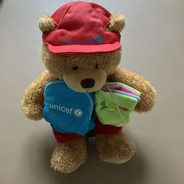 유니세프 곰 봉제 인형