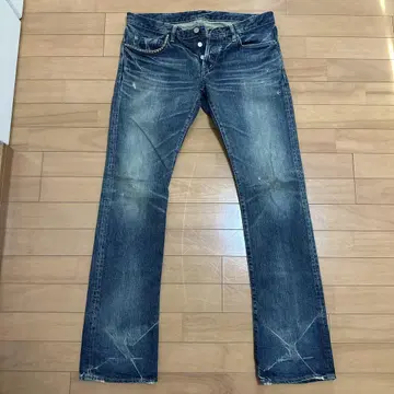 HYSTERIC GLAMOUR 데님 팬츠 W34 청바지 밑단 다크 컬러