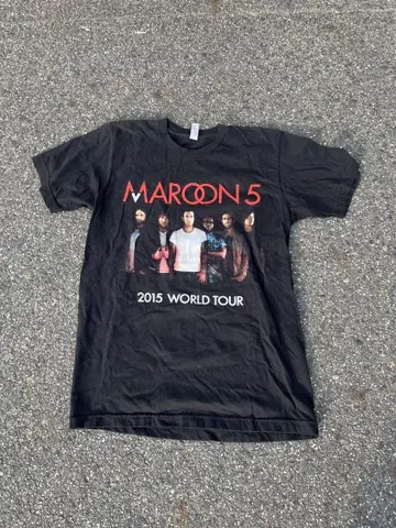Maroon 5 2015 WORLD TOUR 티셔츠