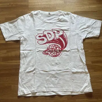 SDP 로고 프린트 티셔츠 화이트