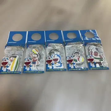 가격 인하 가능 도라에몽 썸머 키링 5개 세트