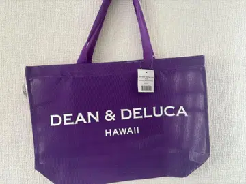 하와이 한정판 보라색 퍼플 DEAN&DELUCA 2025 백 L 메쉬