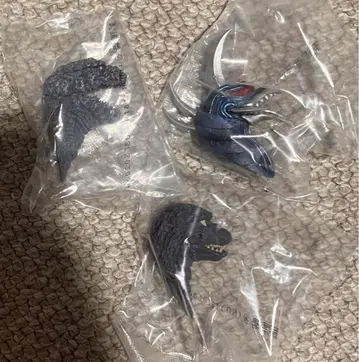 제일복권 고질라 G상 몬스터 헤드 마그넷 3종 세트