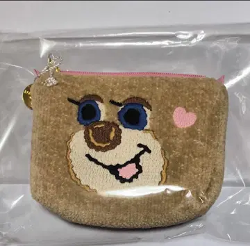 페이러 도업 테디 걸 파우치 스퀘어 미사용 새상품
