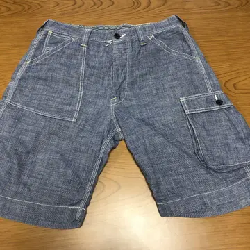 Bootleggers 네이비 카고 숏 팬츠