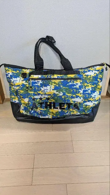 ATHLETA 스포츠 카모 패턴 보스턴 백 대용량 합숙 등에