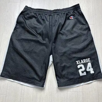 챔피언 x XLARGE 메쉬 배스 팬 XL 스트릿 하프 팬츠