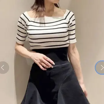 심플 리브 니트 풀오버 스나이델