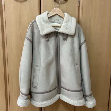 Ray BEAMS 아우터 에코 무스탕 보머 자켓