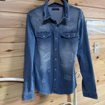 Retro-Engine 데님 셔츠 S 사이즈