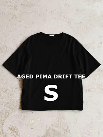 LIDNM AGED PIMA DRIFT TEE 블랙 켄지