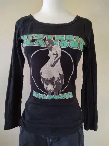 HYSTERIC GLAMOUR 90년대 레어 히스걸 롱 티셔츠