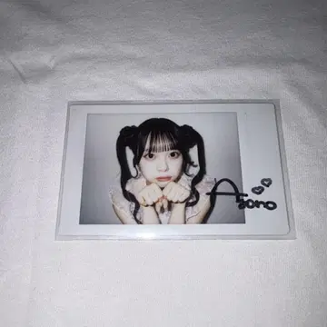 마스다 아야노 사인 포함 폴라로이드