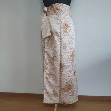 기모노 리메이크 랩 스커트
