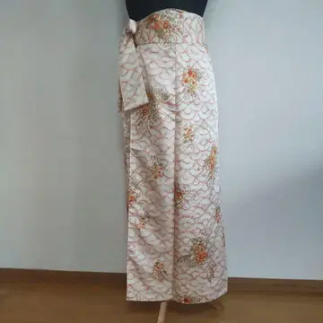 기모노 리메이크 랩 스커트