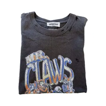 데미지 밴딩 티셔츠 Mr. Claws Wild Chaos Tour