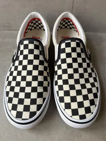 VANS 스케이트 슬립온 체커 28cm