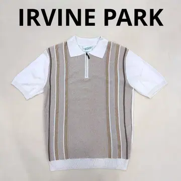 IRVINE PARK 어바인 파크 하프 지퍼 니트 빈티지