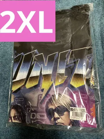 B'z UNITE #02 맥시멈 더 호르몬 티셔츠 2XL 사이즈