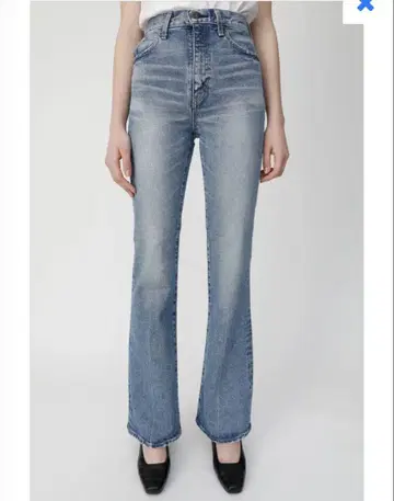 moussy 부츠 컷 데님 라이트 블루 69cm 허리 26인치