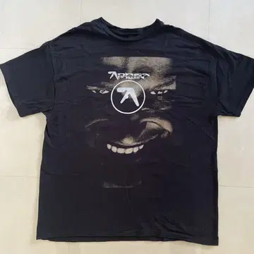 Aphex Twin 에이프렉스 트윈 티셔츠 블랙 레어